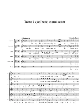 Tanto è quel bene, eterno amor