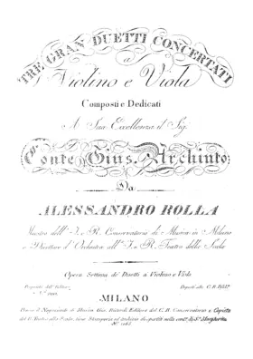 3 Grand Concertant Duos for Violin and Viola