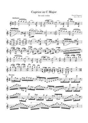 24 Caprices for Solo Violin Op.1