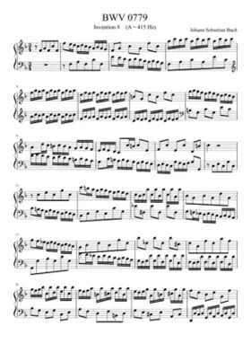 Invention in F major BWV 779