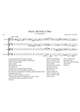 Proprior Deo Nearer My God to Thee