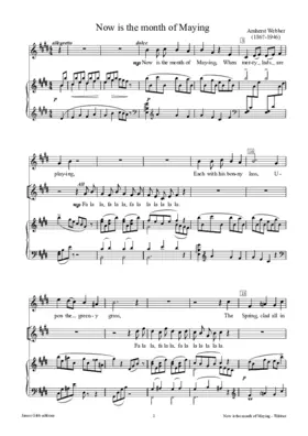 Now is the month of Maying