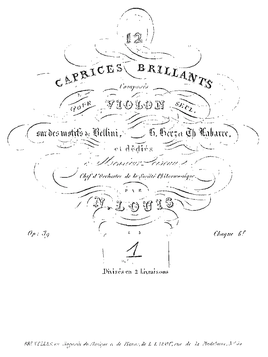 12 Caprices brillants - Page 1