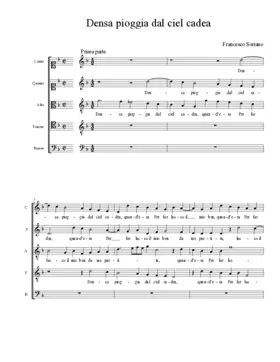 Densa pioggia dal ciel cadea