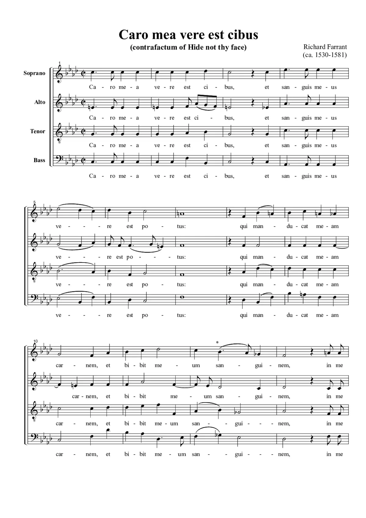 Caro mea vere est cibus - Page 1
