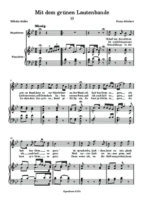 Mit dem grünen Lautenbande