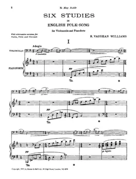 6 Studies in English Folksong