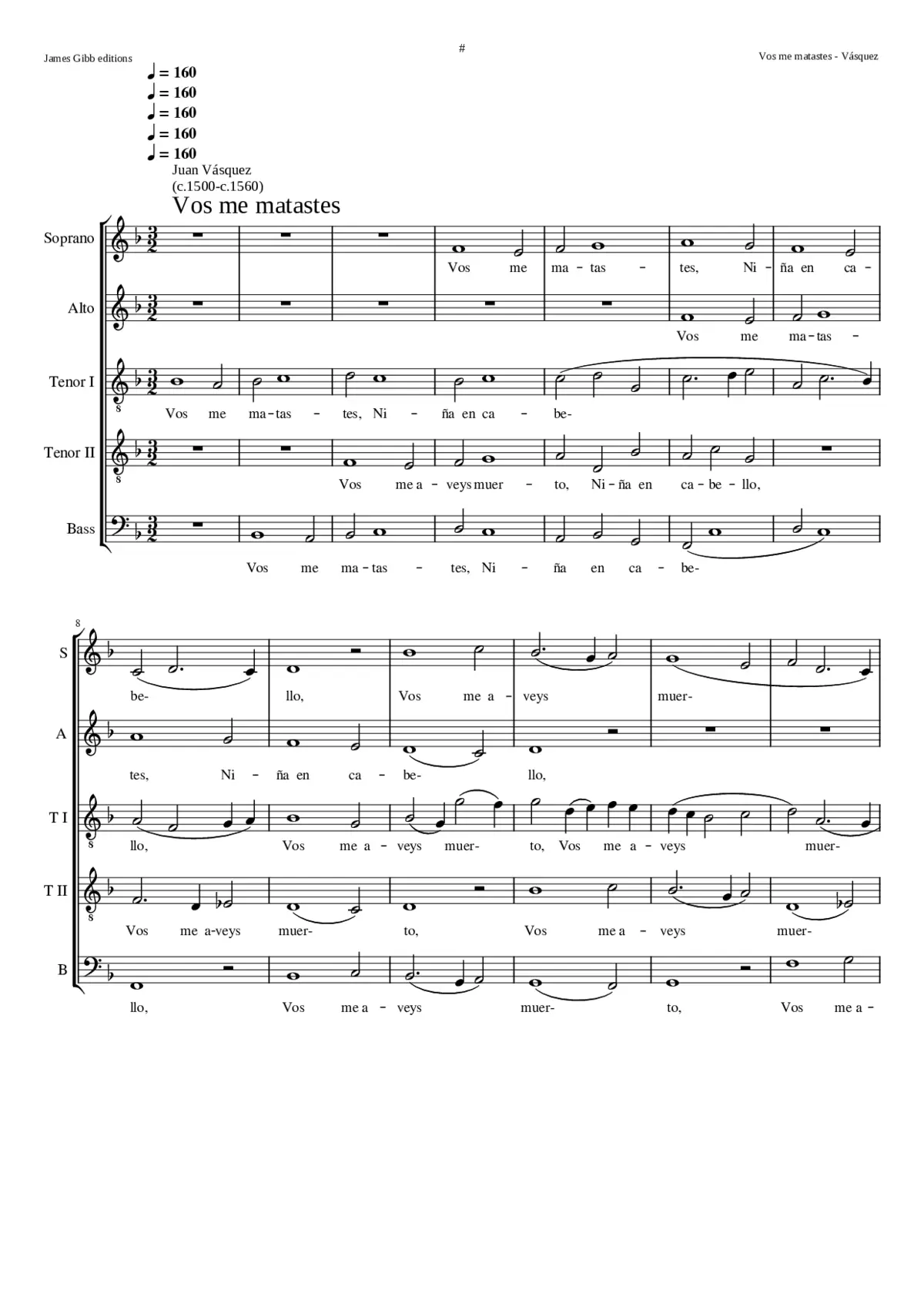 Vos me matastes - Page 1