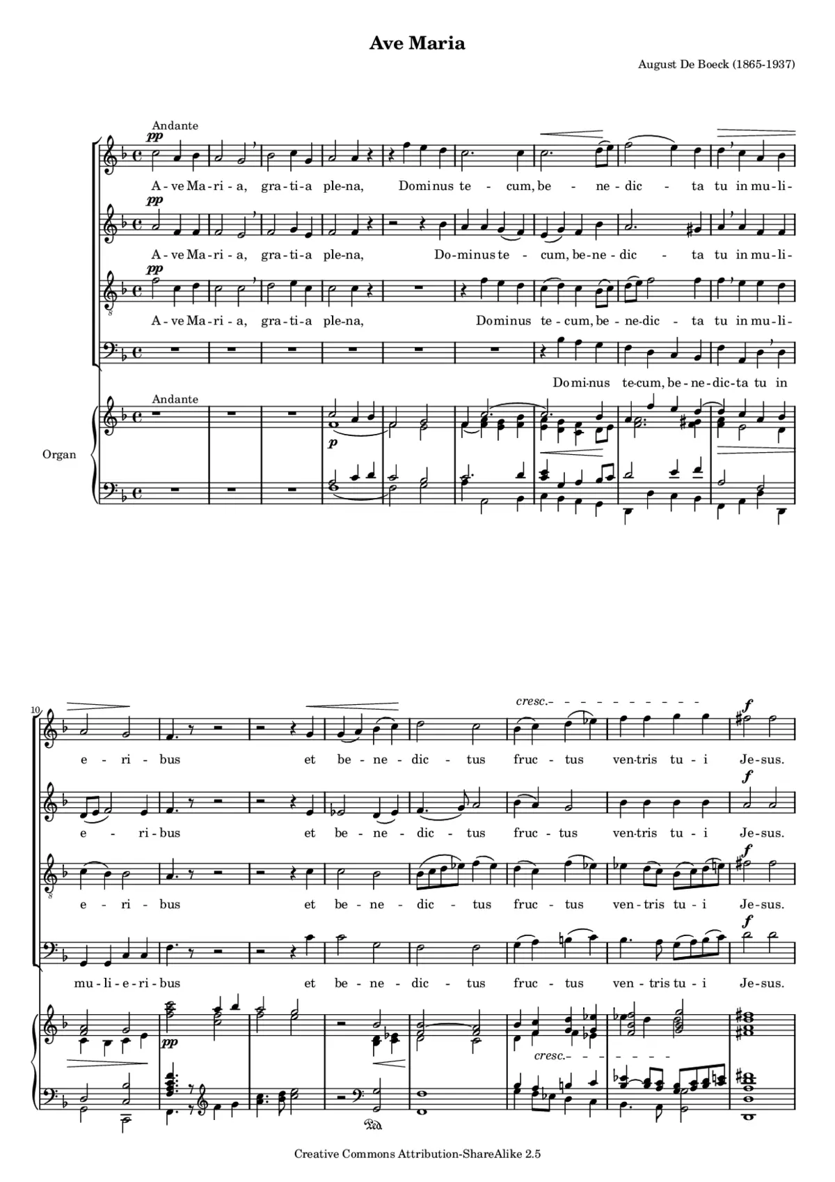 Ave Maria - Page 1