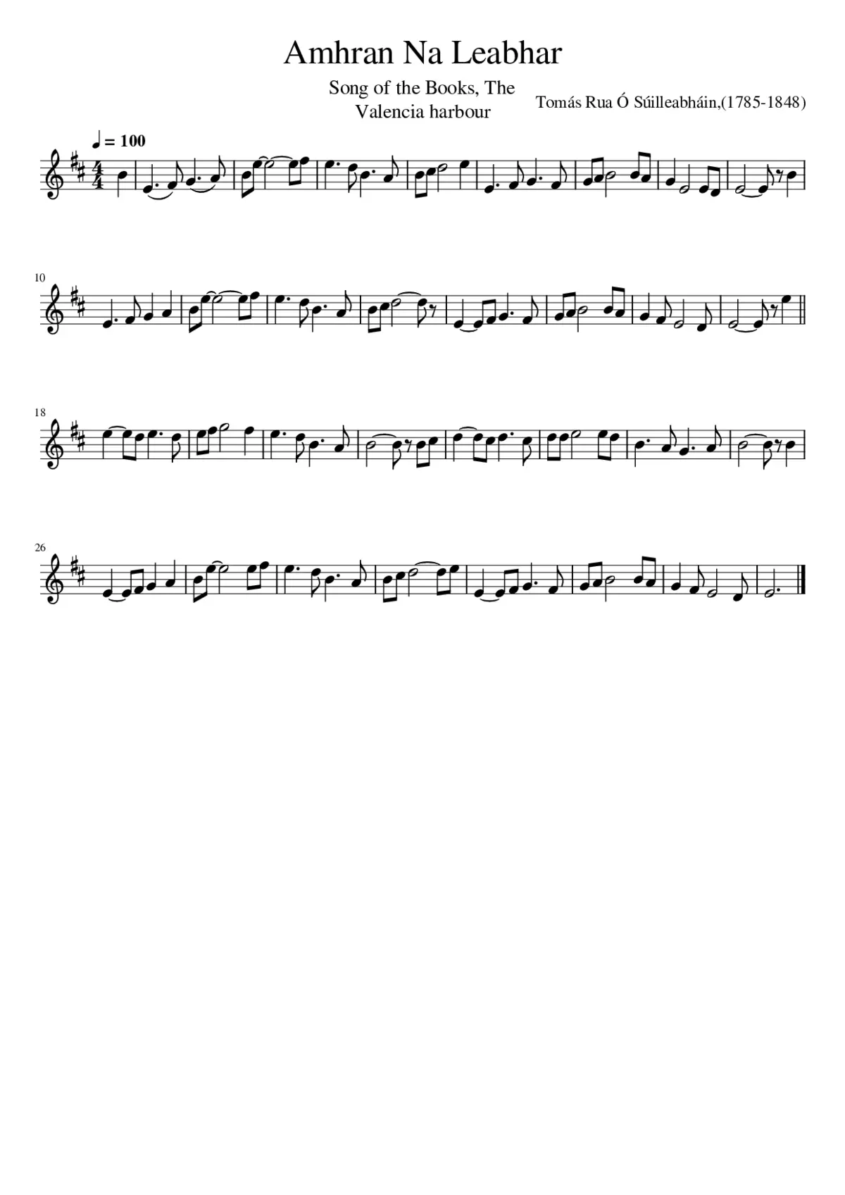 Amhran Na Leabhar - Page 1