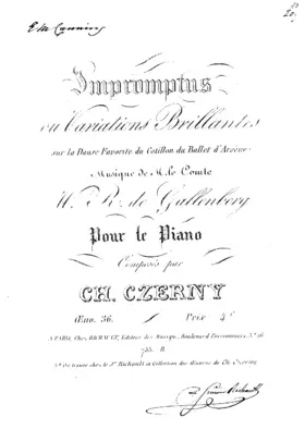 Impromptus ou variations brillantes