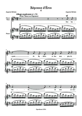 Réponse d’Éros