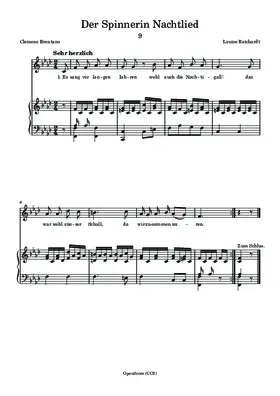 Der Spinnerin Nachtlied