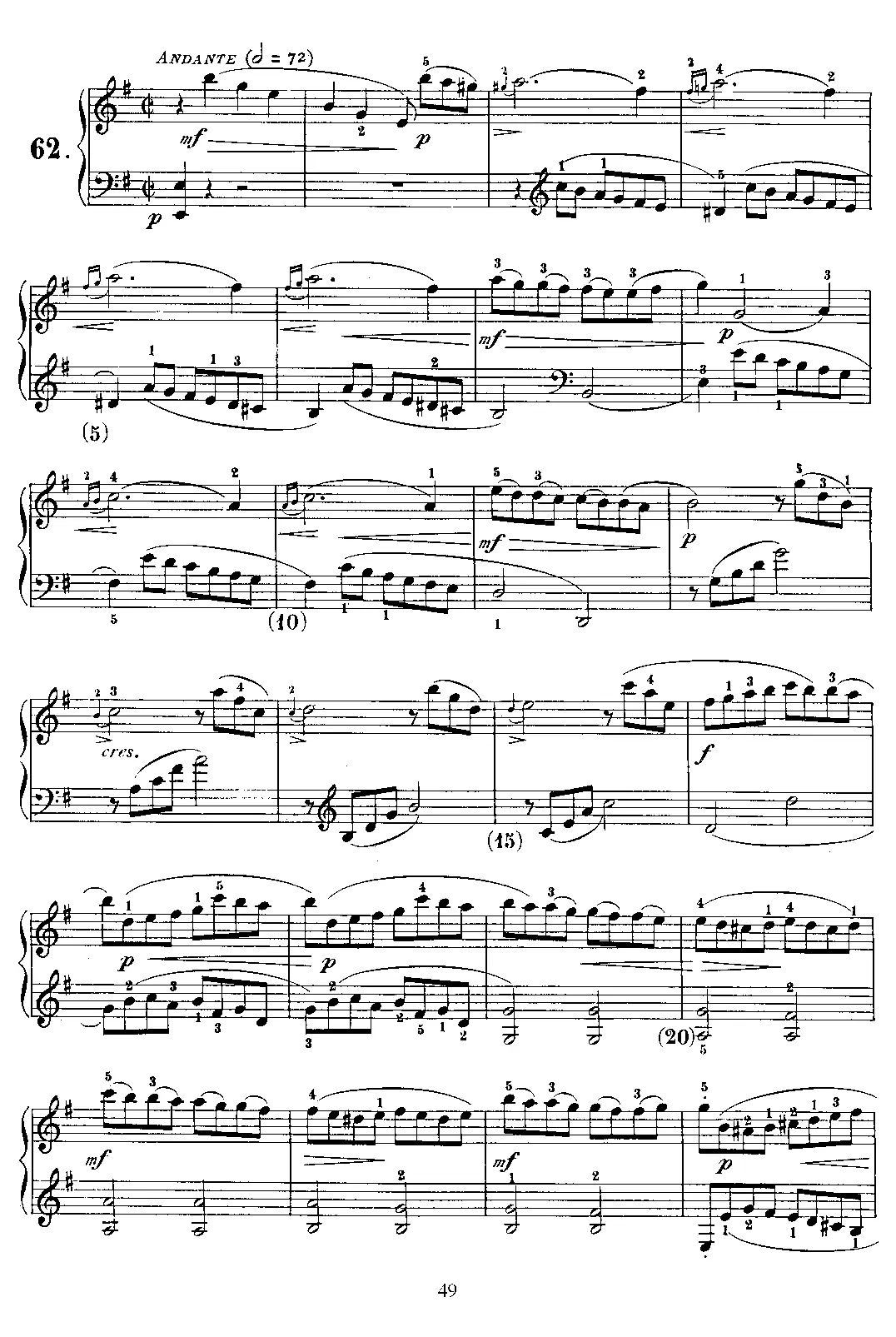 Keyboard Sonata in E minor - Page 1