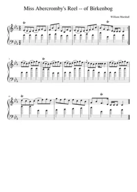 Miss Abercromby's Reel -- of Birkenbog