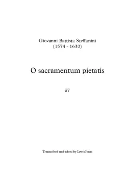 O sacramentum pietatis