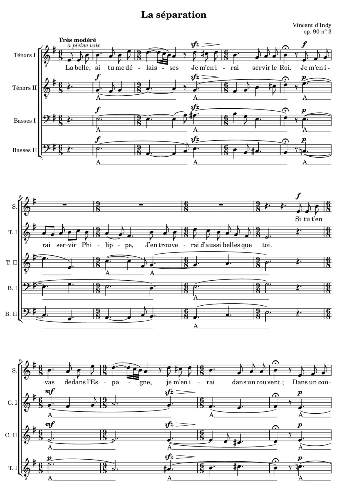 La séparation - Page 1