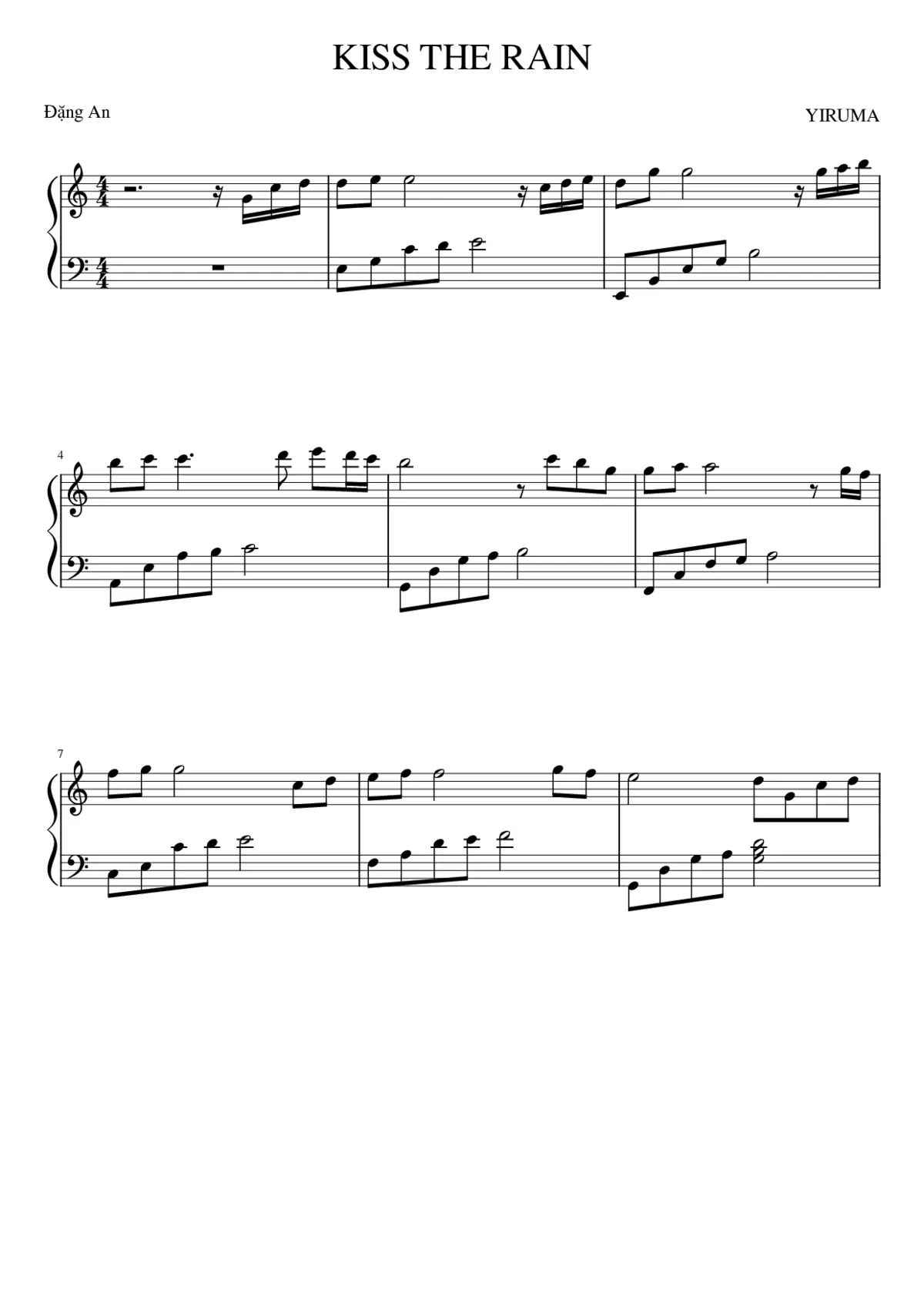 Kiss The Rain - Page 1