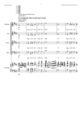 O magnify the Lord our G