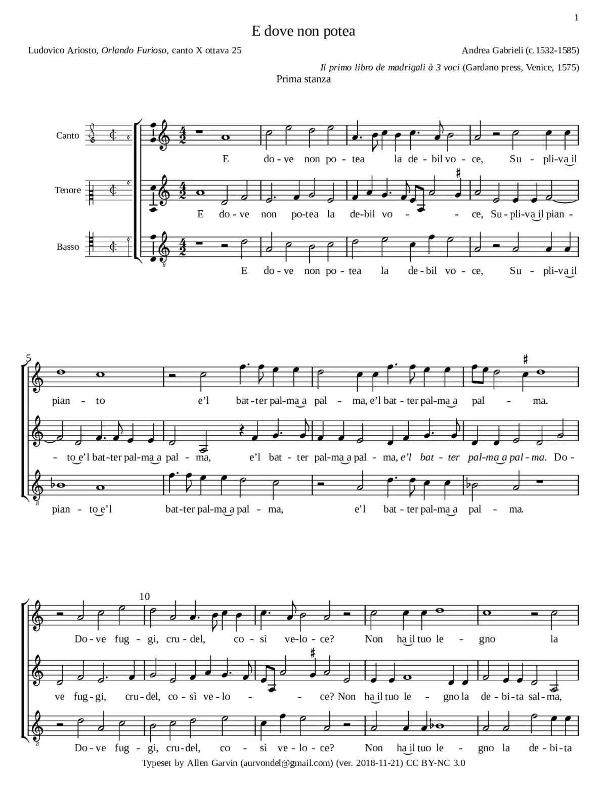 E dove non potea - Page 1