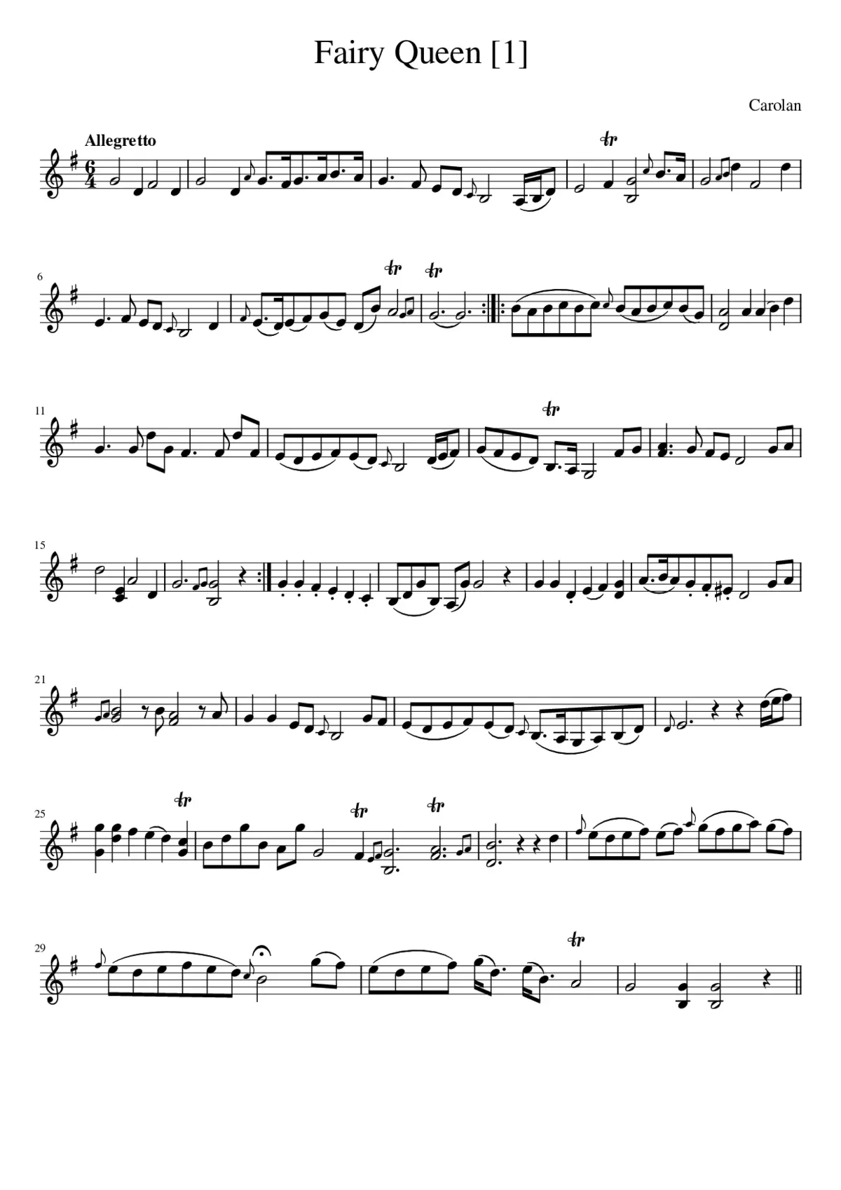 Fairy Queen - Page 1