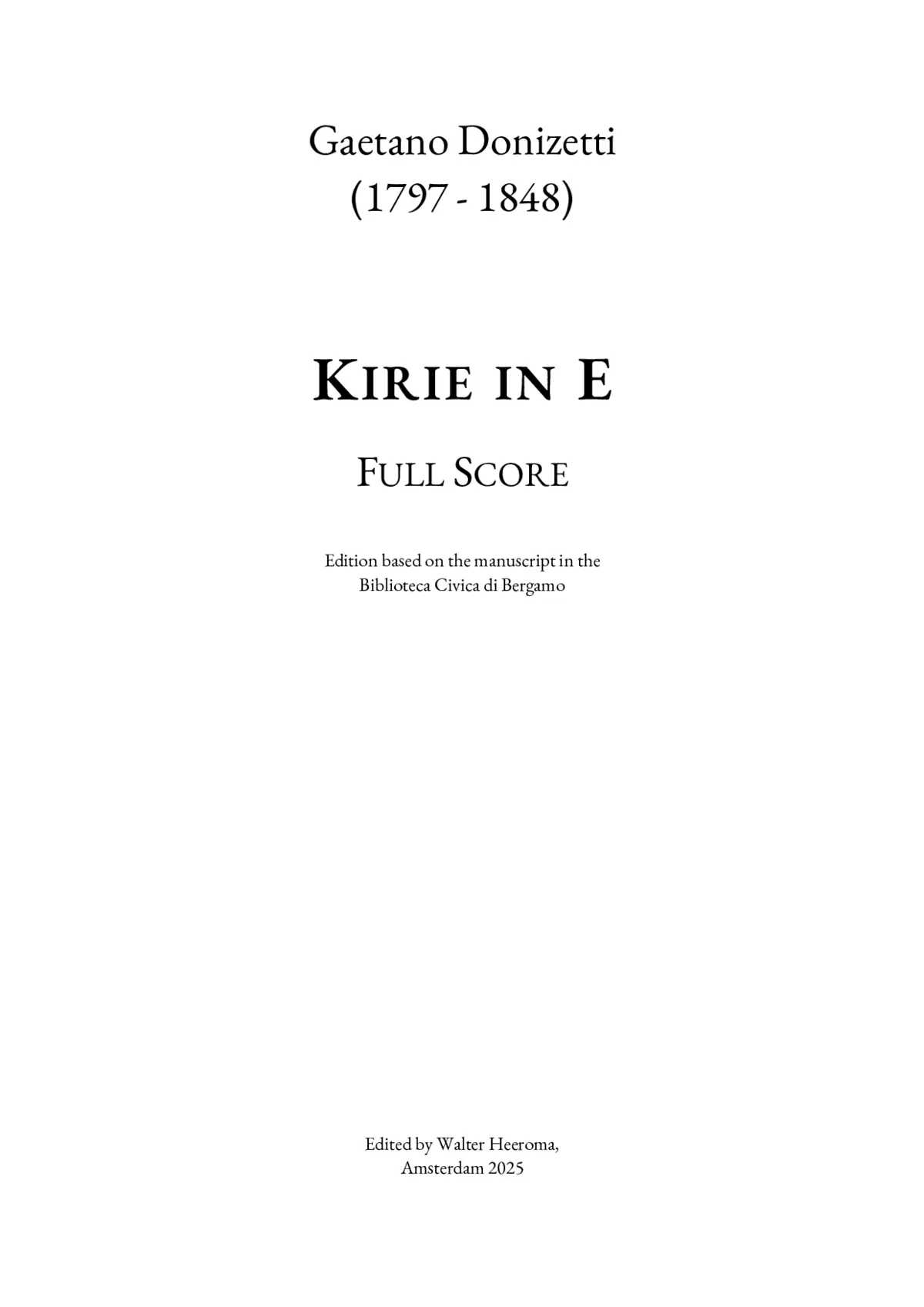 Kirie in E - Page 1
