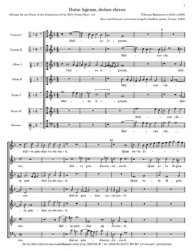 Dulce lignum, dulces clavos