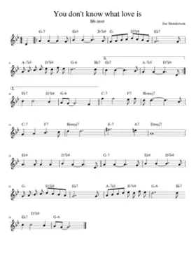 you dont know what love is