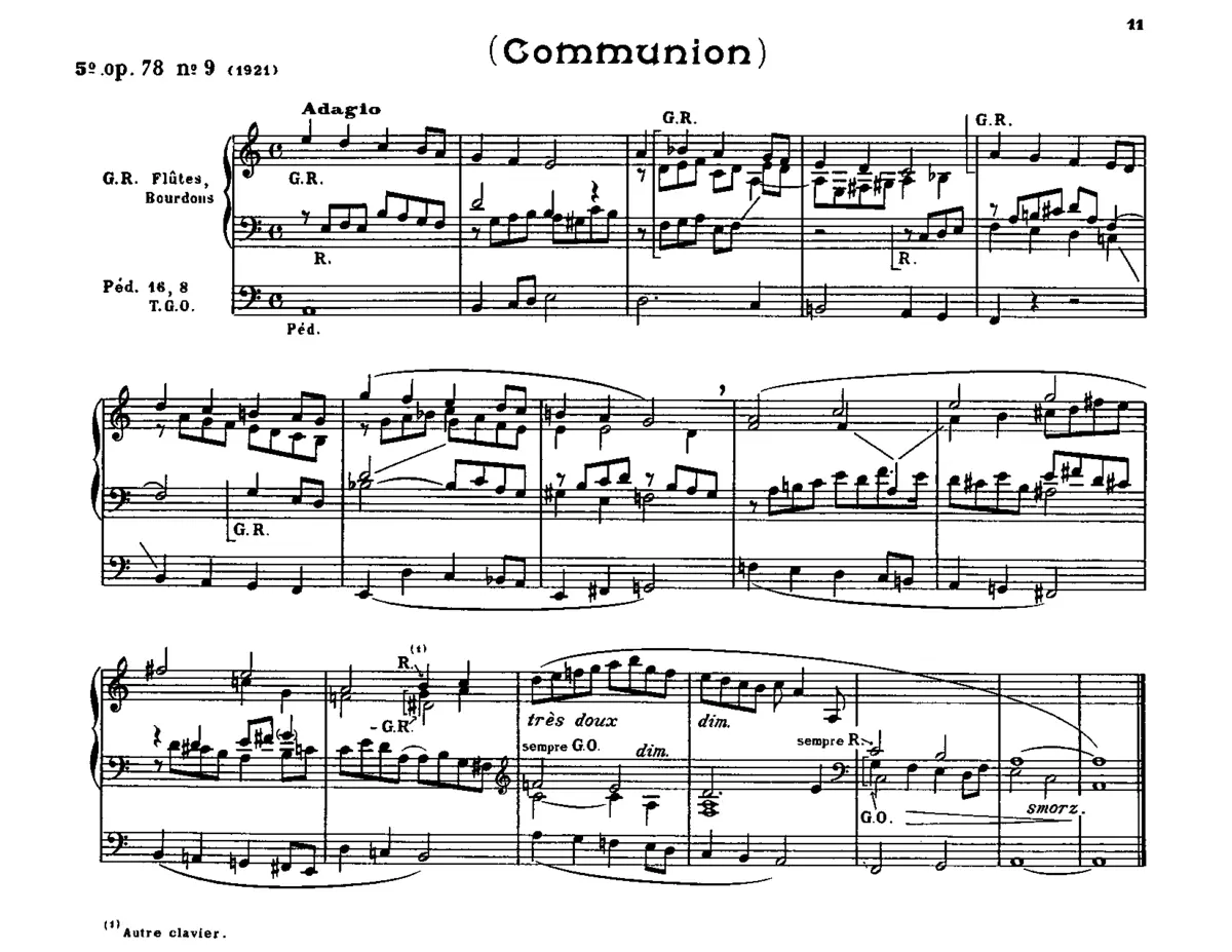 Douze chorals - Page 1