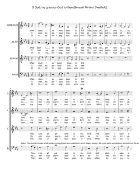 O God my gracious God to thee