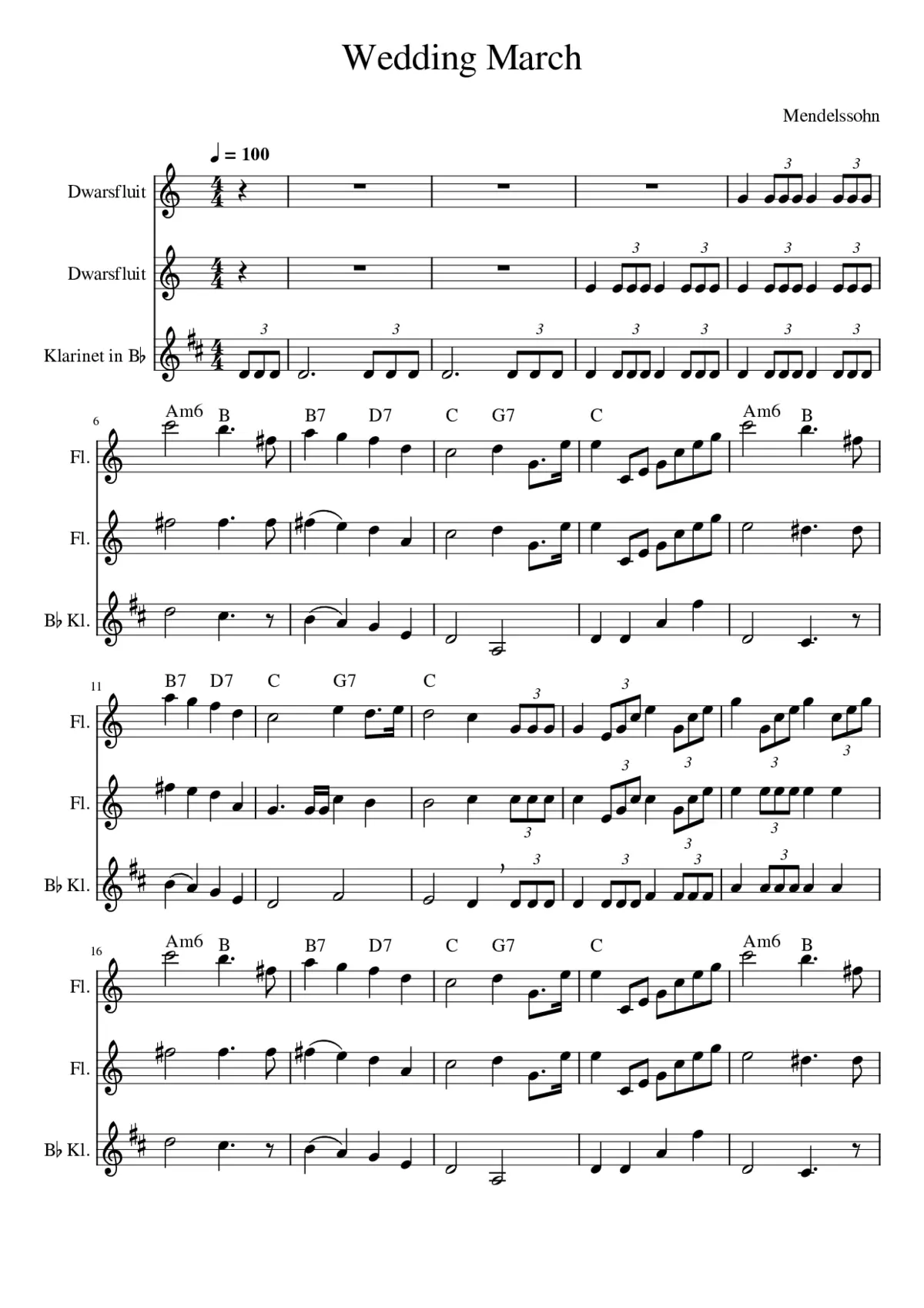 A Midsummer Night's Dream incidental music Op.61 - Page 1