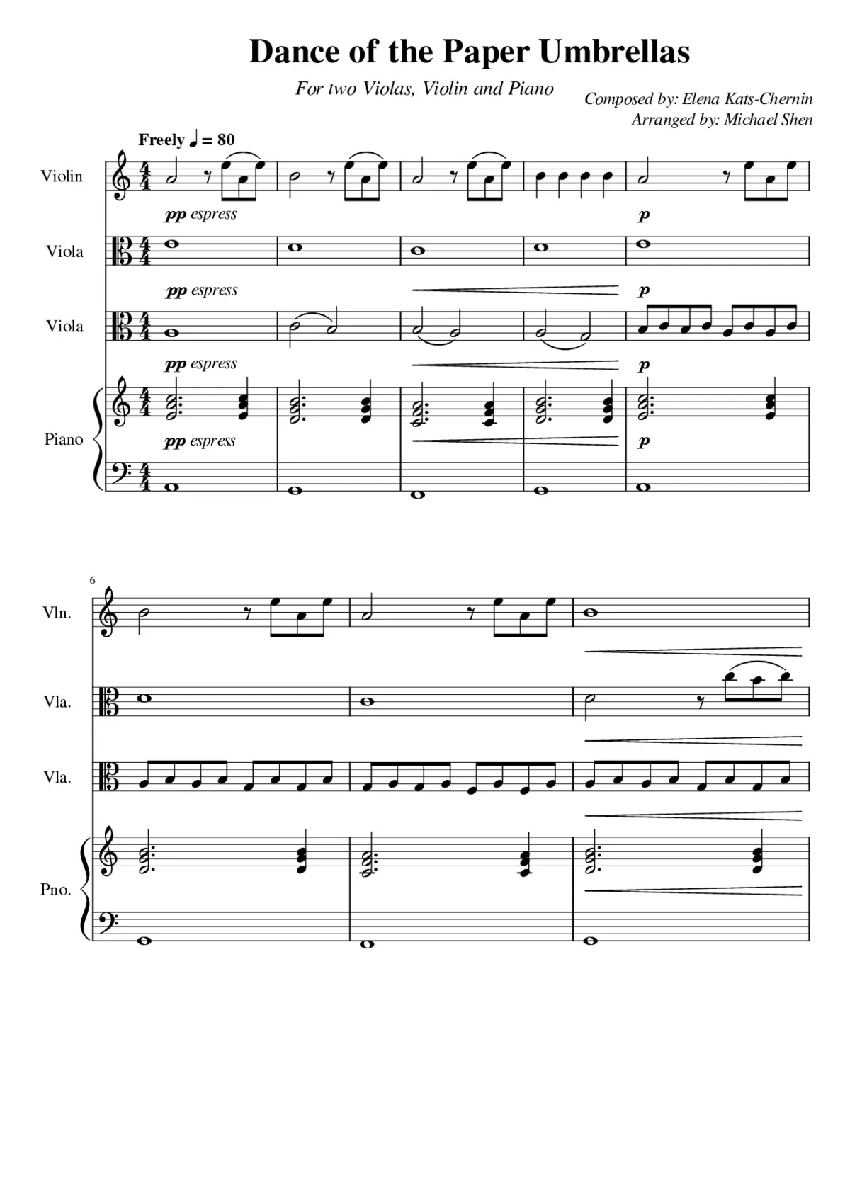 Dance of the Paper Umbrellas - Page 1