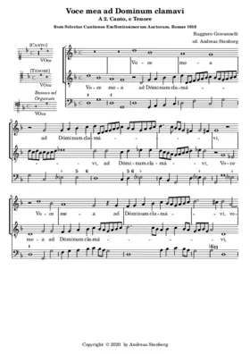 Voce mea ad Dominum clamavi