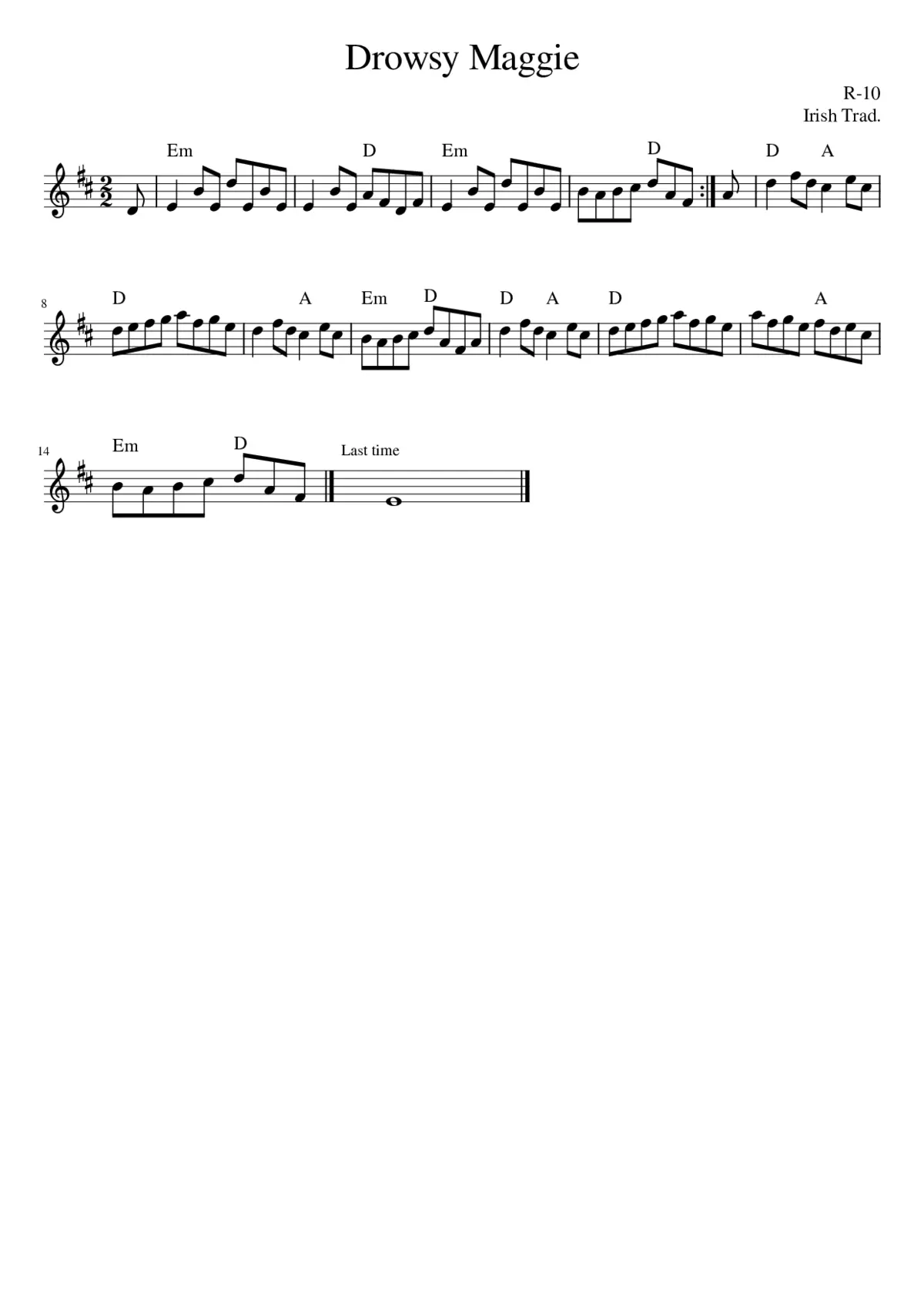 drowsy maggie - Page 1