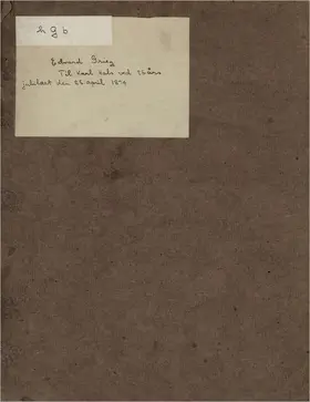 Cantata to Karl Hals