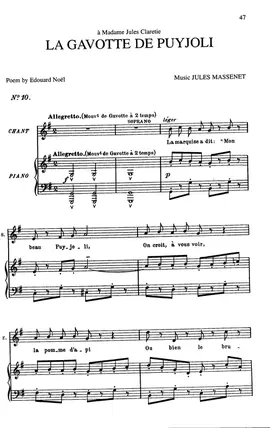 La gavotte de Puyjoli