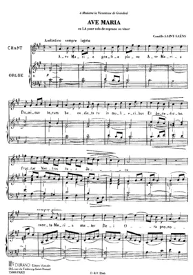 Ave Maria in A (1865)