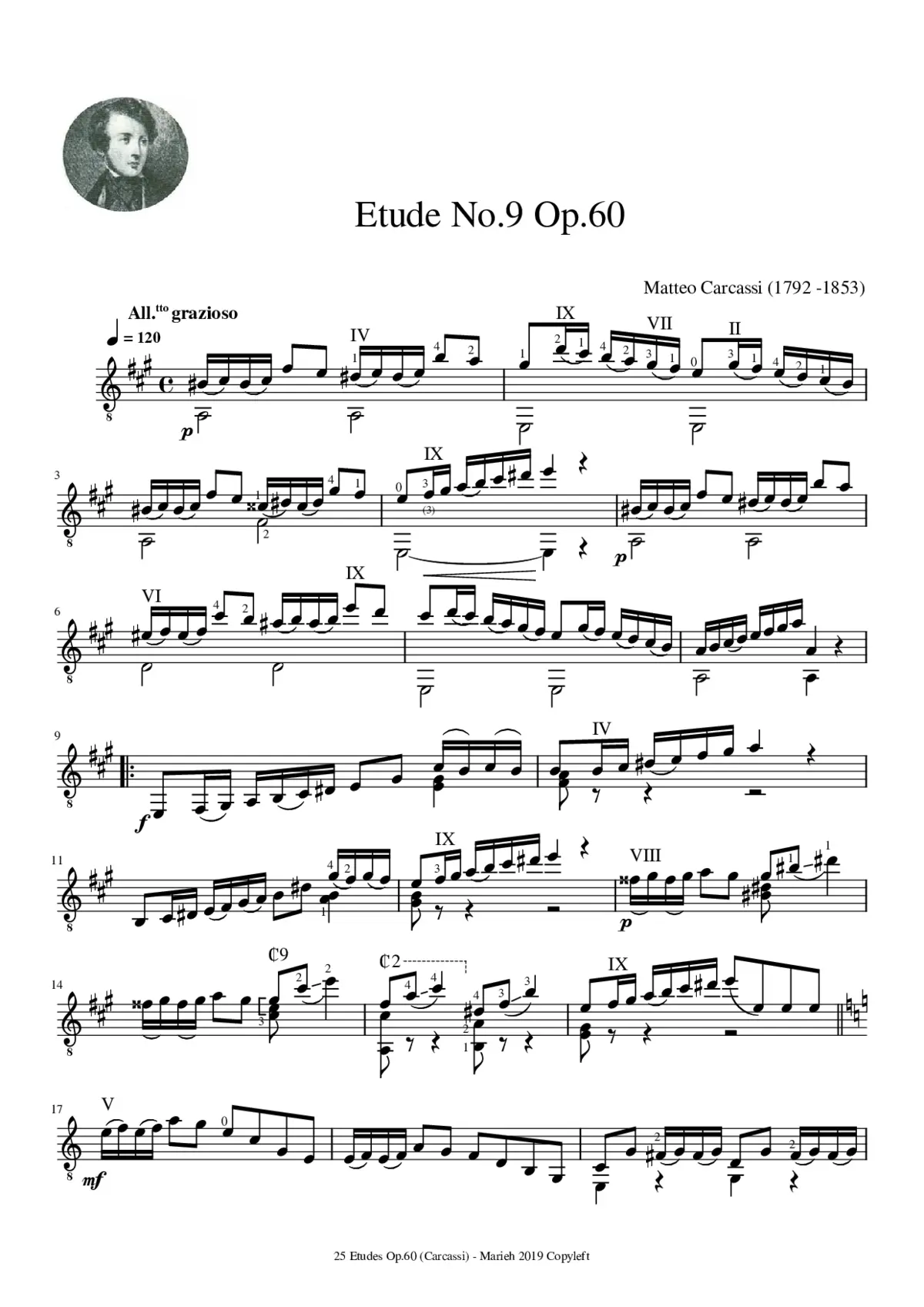 Etudes Op.60 - Page 1