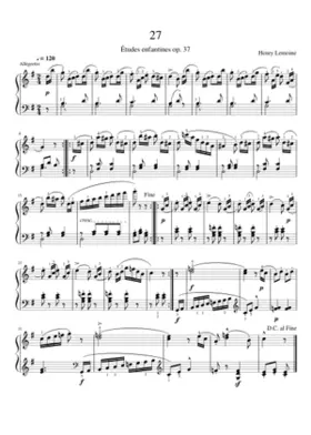 Études enfantines Op.37