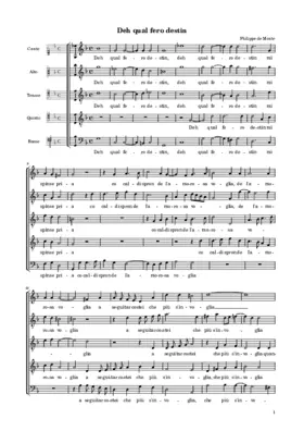 Deh qual fero destin