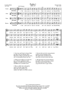 Wer nicht sitzt im Gottlosen Rat, SWV 97