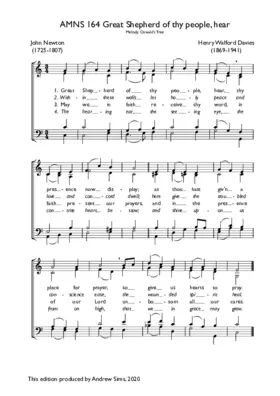 Great Shepherd of thy people, hear