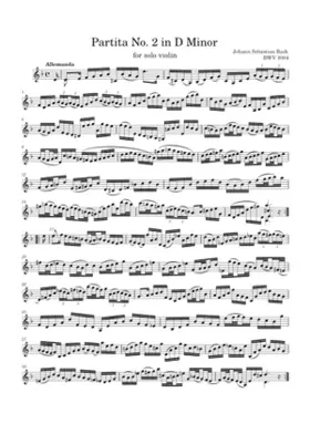 Violin Partita No.2 in D minor BWV 1004