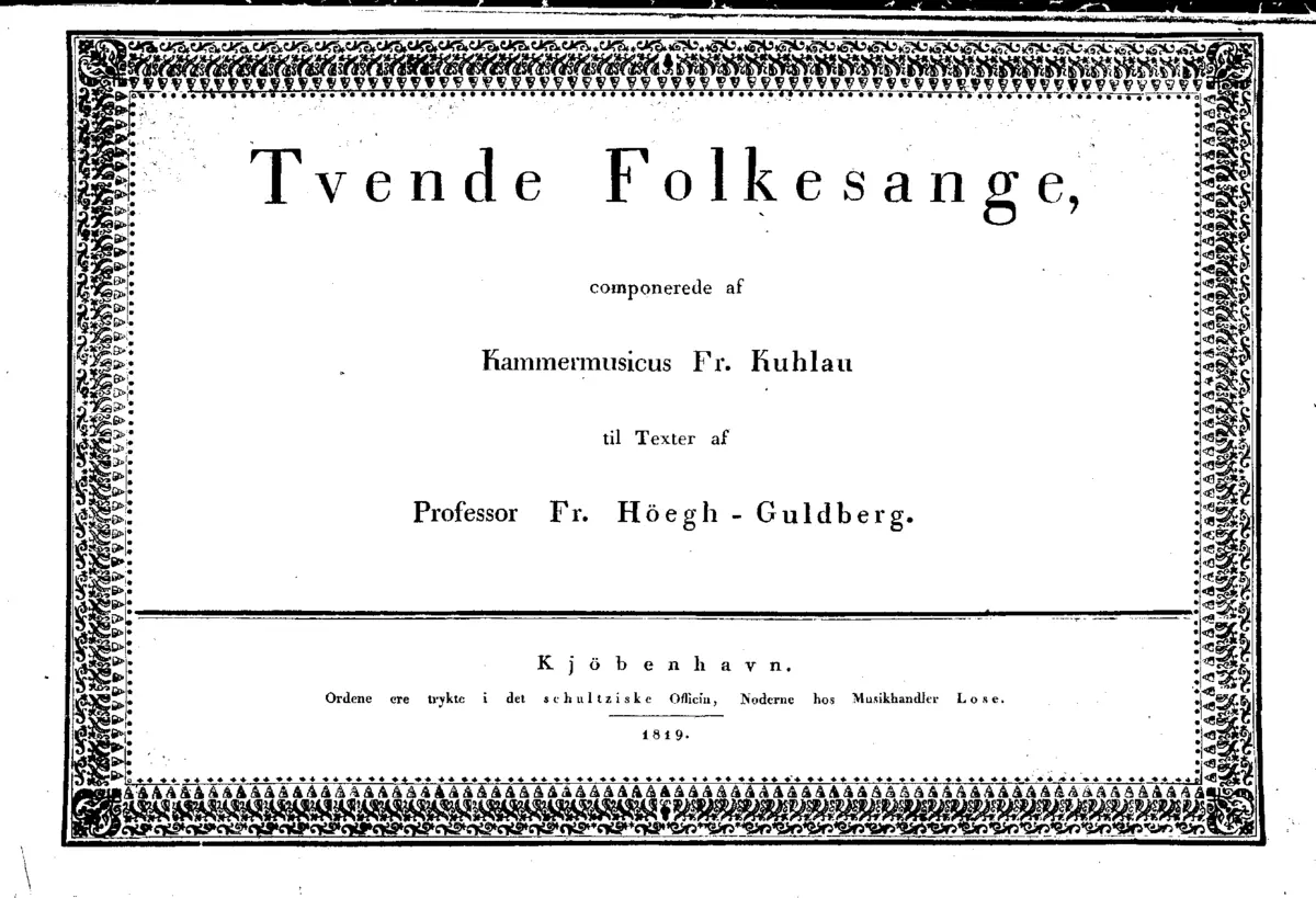 2 Folksongs, WoO 137 - Page 1