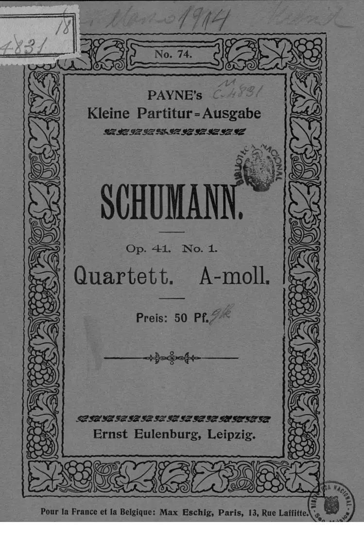 String Quartet No.1 - Page 1