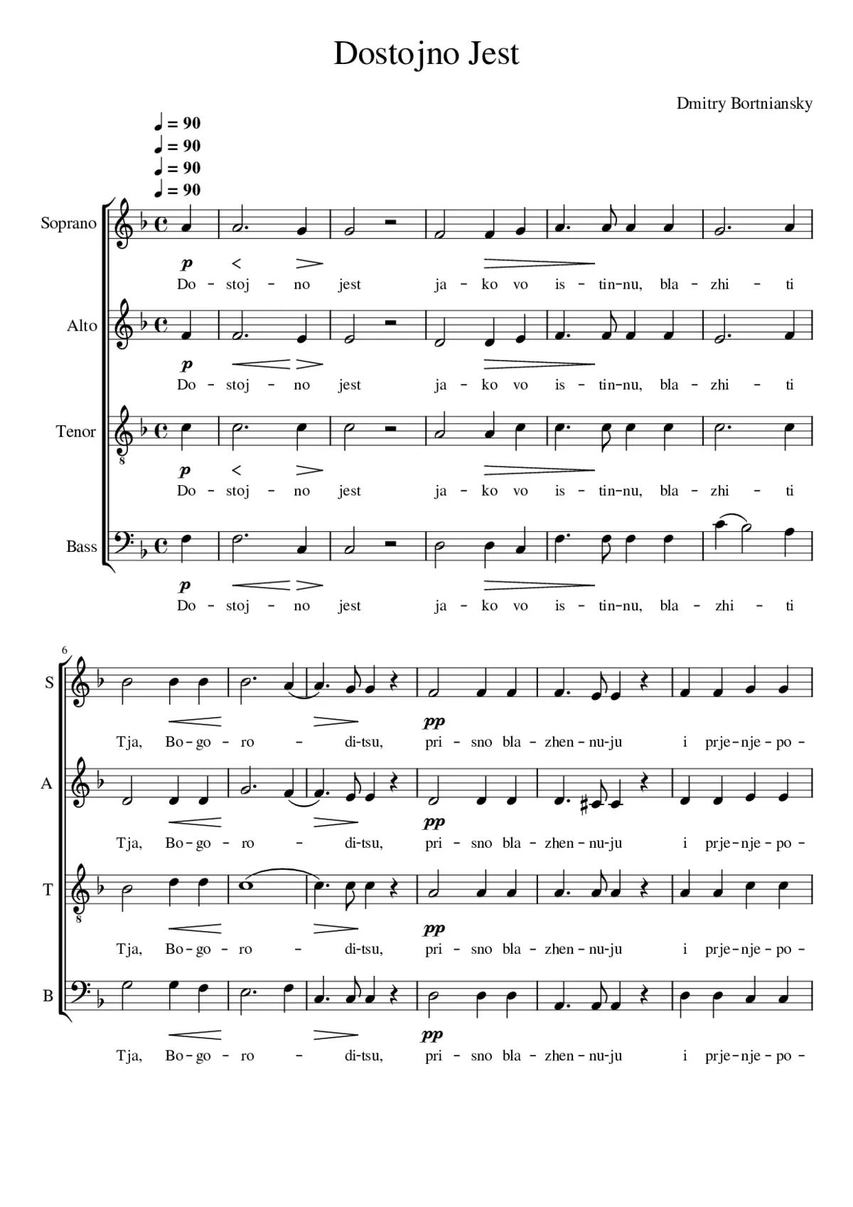 It is Truly Meet (F major) - Page 1