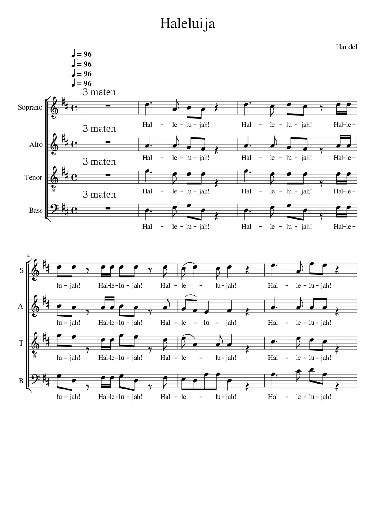 Hallelujah - Page 1