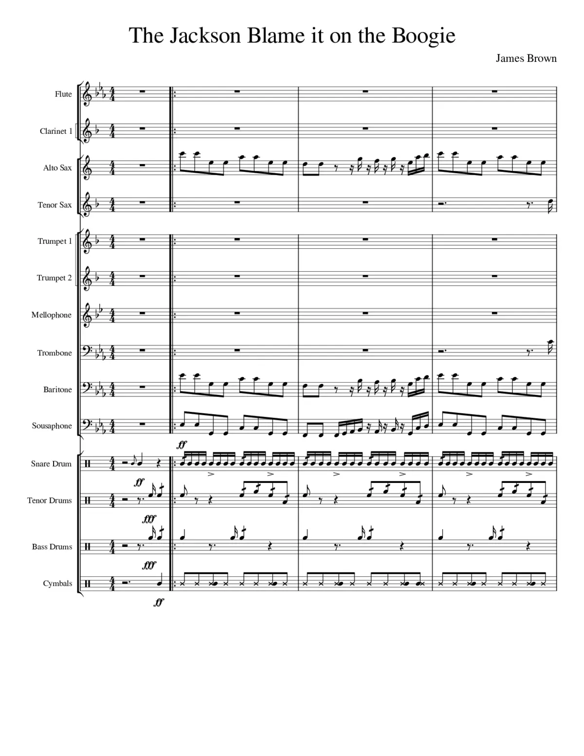 The Jackson Blame it on the Boogie - Page 1