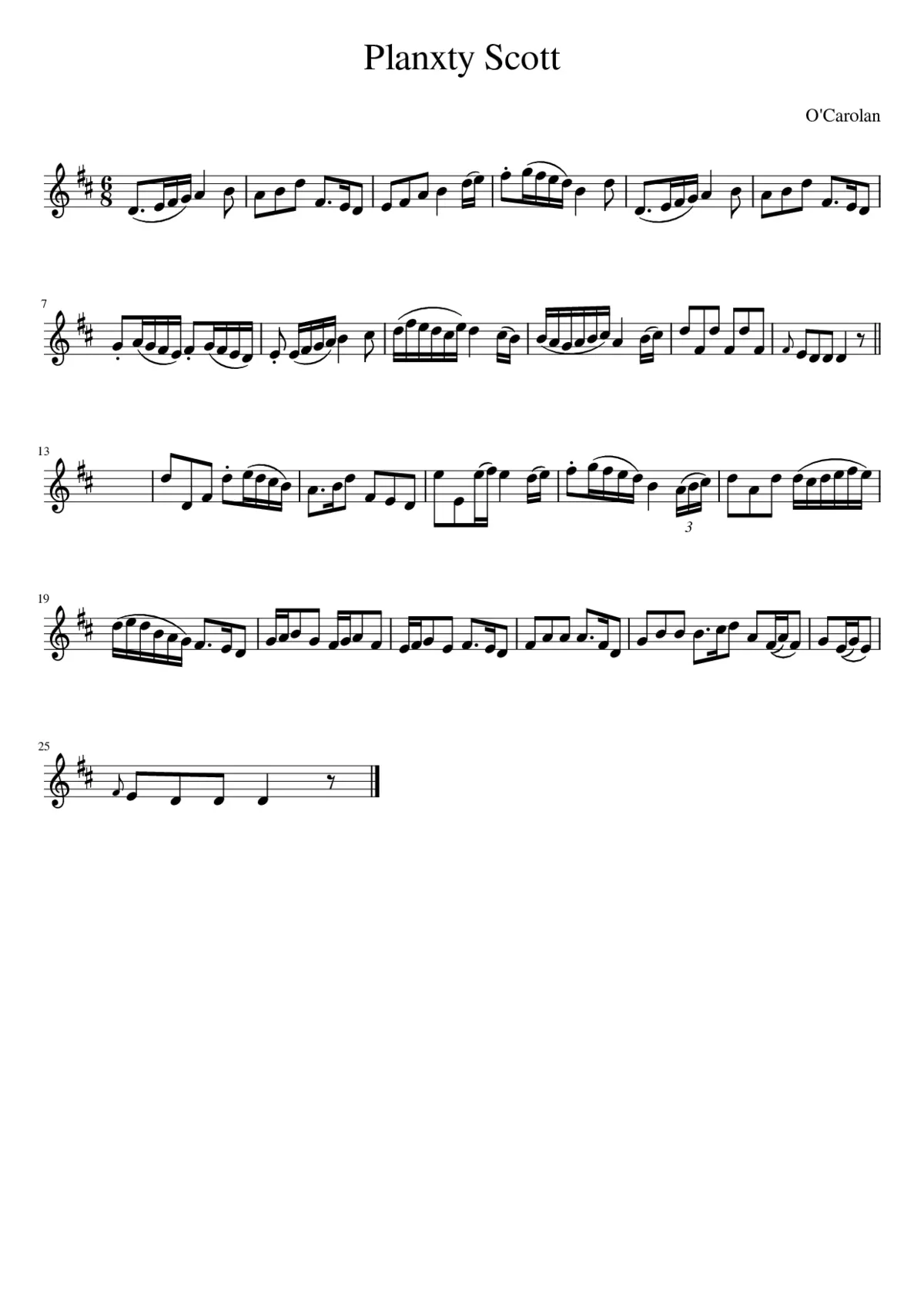 Planxty Scott - Page 1