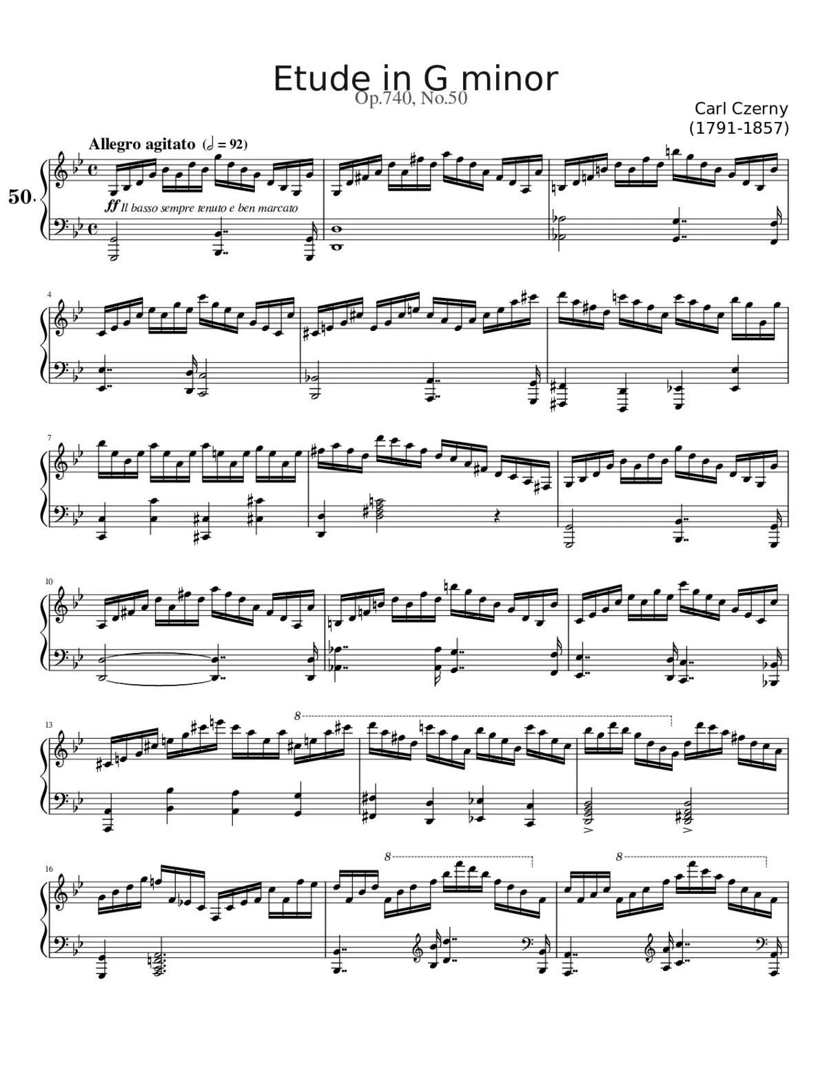 The Art of Finger Dexterity Op.740 - Page 1